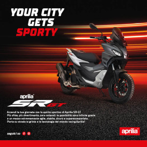 NUOVO APRILIA SR GT