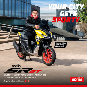 NEW APRILIA SR GT