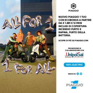 PIAGGIO 1 ELECTRIC - UNIPOL