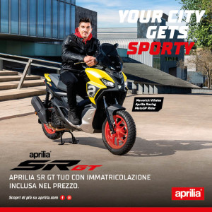 NEW APRILIA SR GT