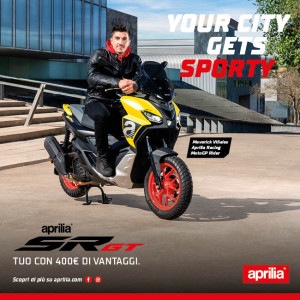 NEW APRILIA SR GT NEW