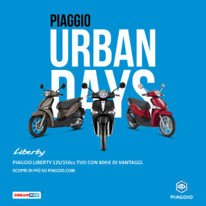 PIAGGIO URBAN DAYS LIBERTY NEW