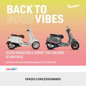 Vespa Back to good Vibes Dem