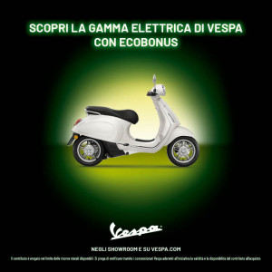 BLACK FRIDAY VESPA ELETTRICA
