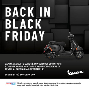 BLACK FRIDAY VESPA GTS