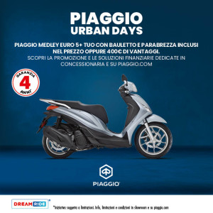 PIAGGIO URBAN DAYS MEDLEY giugno