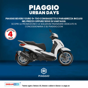 PIAGGIO URBAN DAYS PROMO BEVERLY giugno