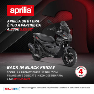 PROMO BLACK FRIDAY APRILIA SR GT