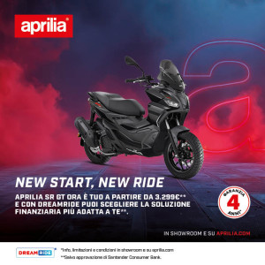 PROMO NEW YEAR APRILIA SR GT