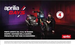 PORTE APERTE MAGGIO APRILIA SCOOTER